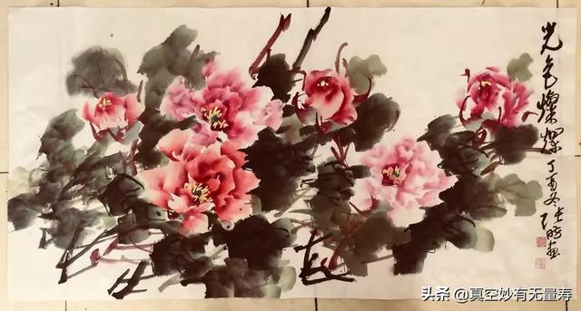 牡丹花国画（牡丹花国画作品）